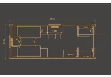 Жилой дом для ИТР на 2 человека