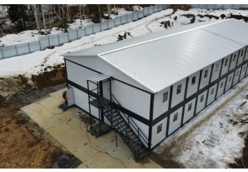 Общежитие на 257 человек и штаб строительства