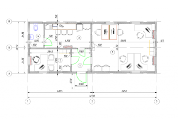 Административно-бытовой комплекс на 6 человек