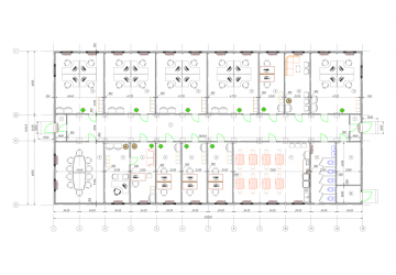 Модульный офис на 30 человек