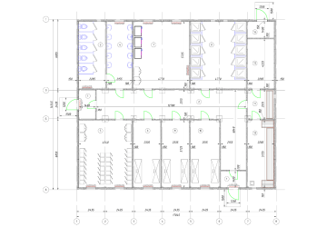 Банно-прачечное здание на 30 человек