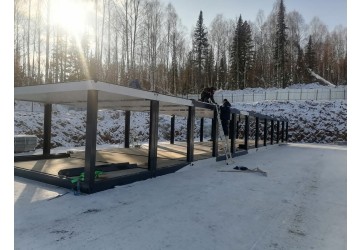 Монтаж модульных зданий